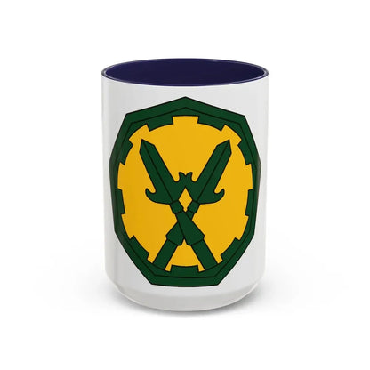 290 Military Police Brigade 2 (U.S. Army) Accent Coffee Mug 15oz Navy - Go Mug Yourself