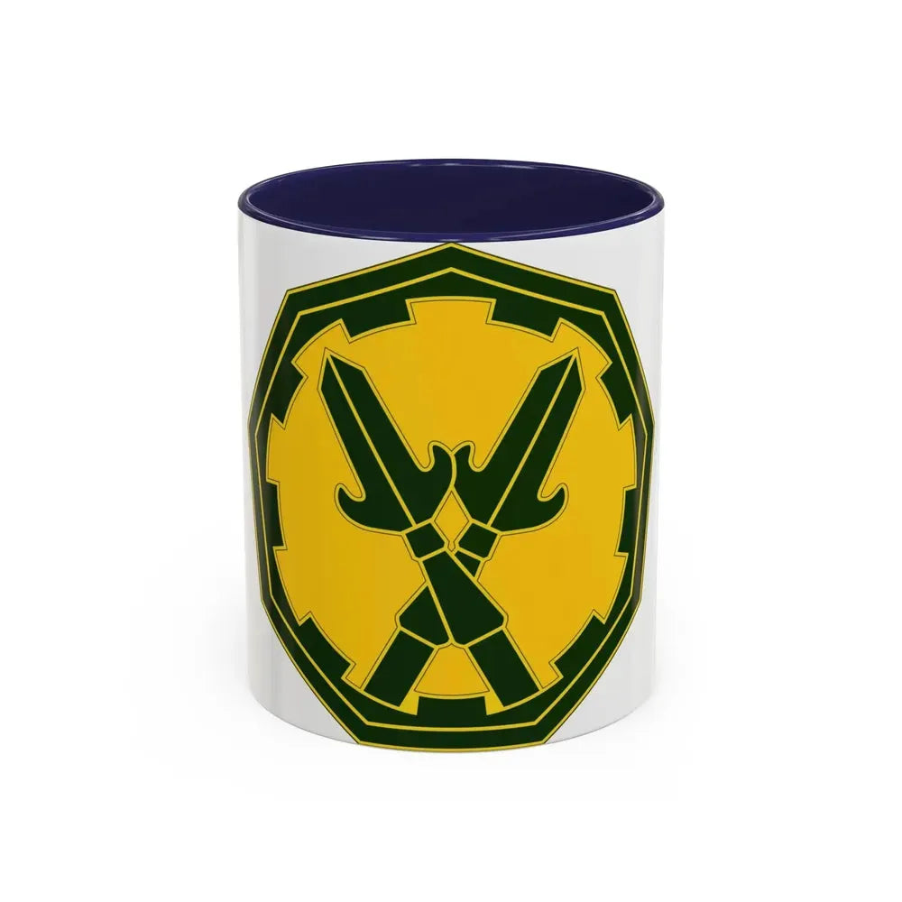 290 Military Police Brigade 3 (U.S. Army) Accent Coffee Mug 11oz Navy - Go Mug Yourself