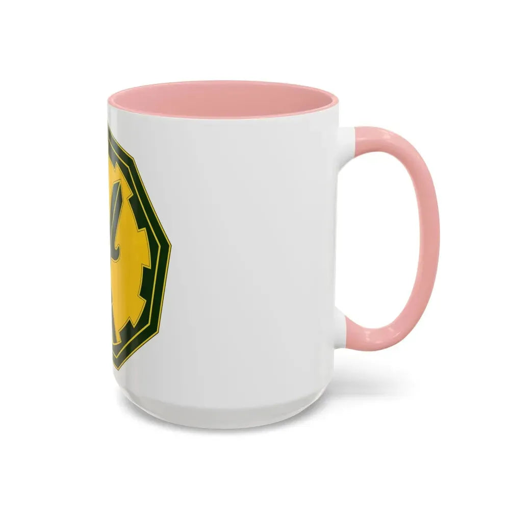 290 Military Police Brigade 3 (U.S. Army) Accent Coffee Mug - Go Mug Yourself
