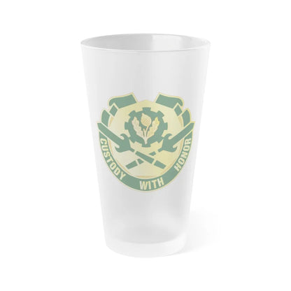 290 Military Police Brigade (U.S. Army) Frosted Pint Glass 16oz-Go Mug Yourself