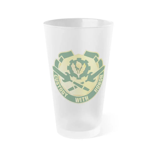 290 Military Police Brigade (U.S. Army) Frosted Pint Glass 16oz Default Title - Go Mug Yourself