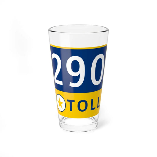 290 Toll Road free (Texas) (Road Sign) Pint Glass 16oz 16oz - Go Mug Yourself