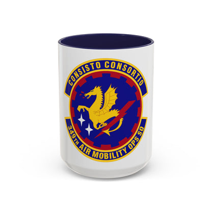 349th Air Mobility Operations Squadron (U.S. Air Force) Accent Coffee Mug