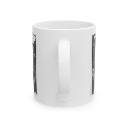 Richmond, Va. Residence Of Jefferson Davis (1201 East Clay Street) (U.S. Civil War) White Coffee Mug