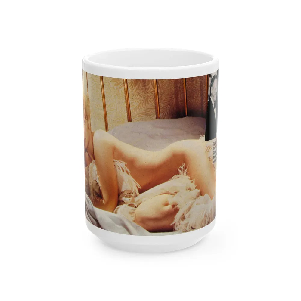 Kim Novak #255 (Vintage Female Icon) White Coffee Mug-15oz-Go Mug Yourself