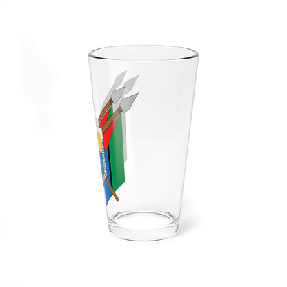 Escudo de Albania Santander (Colombia) (Coat of Arms) Pint Glass 16oz