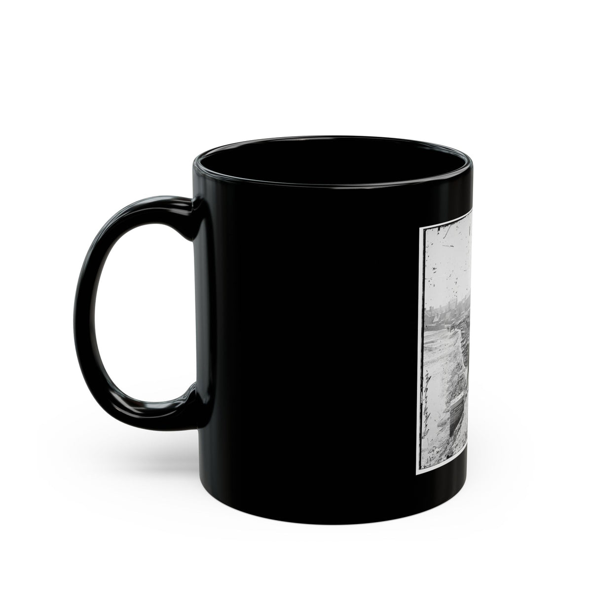 Richmond, Va. Park Of Captured Guns At Rocketts (U.S. Civil War) Black Coffee Mug