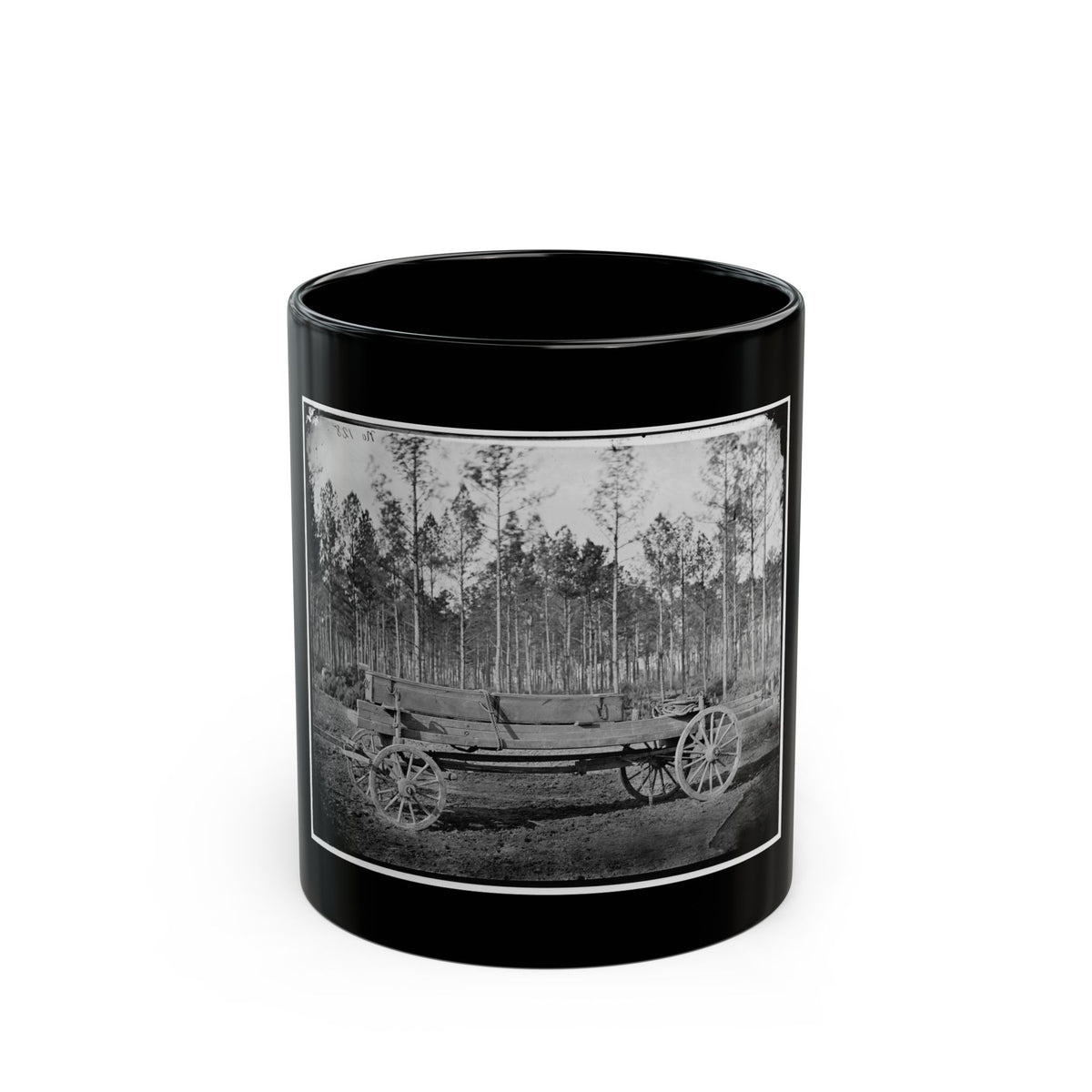 Rappahannock Station, Va. Pontoon Wagon, 50th New York Engineers (U.S. Civil War) Black Coffee Mug