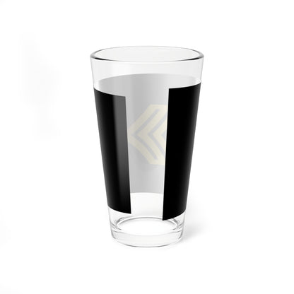 Army U.S. OR 09c (United States) (Military Rank) Pint Glass 16oz
