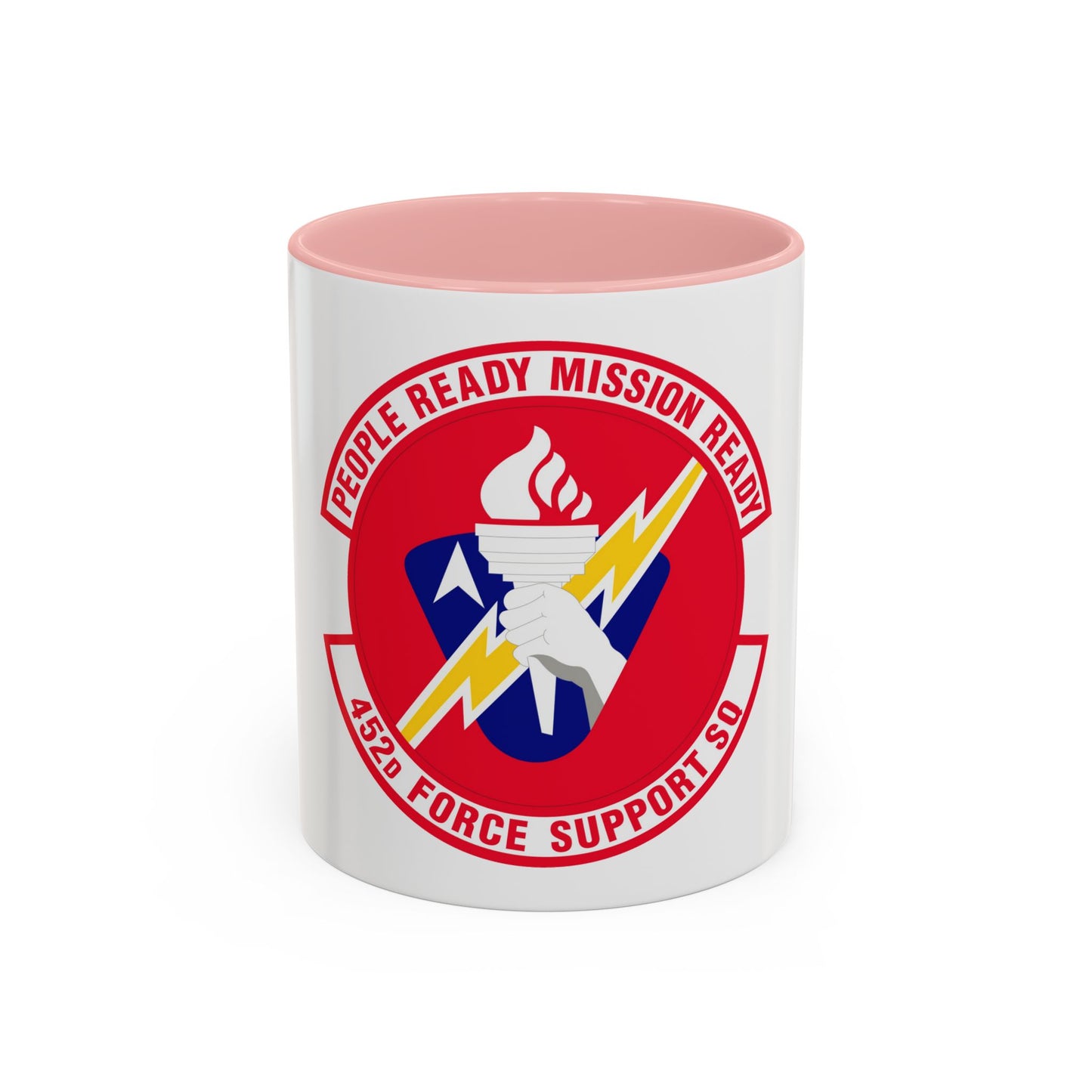 452 Force Support Squadron AFRC (U.S. Air Force) Accent Coffee Mug