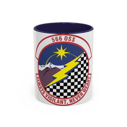 566th Operations Support Squadron (U.S. Air Force) Accent Coffee Mug