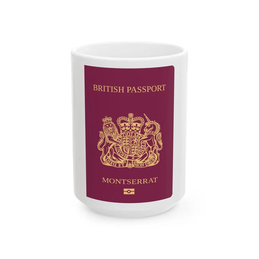 Montserrat Passport - White Coffee Mug-15oz-Go Mug Yourself