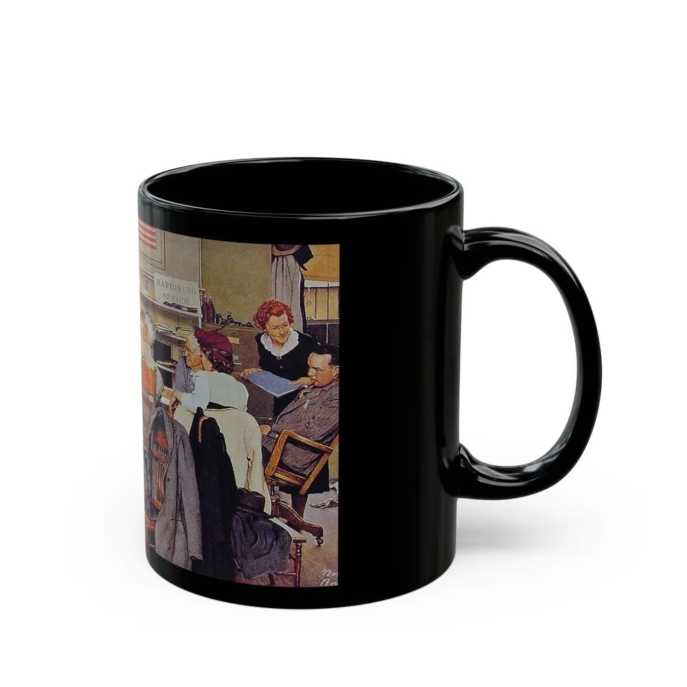 Rockwell2 (6) - Black Coffee Mug-Go Mug Yourself