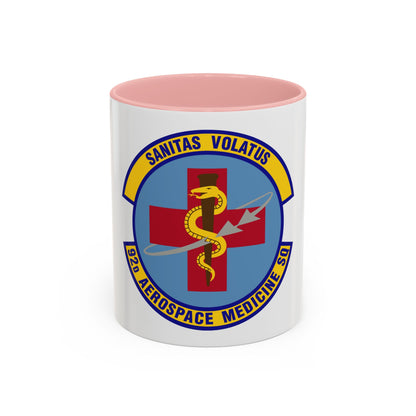 92d Aerospace Medicine Squadron (U.S. Air Force) Accent Coffee Mug