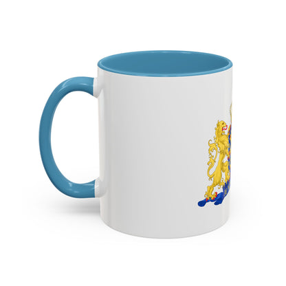 State coat of arms of the Netherlands - Accent Coffee Mug