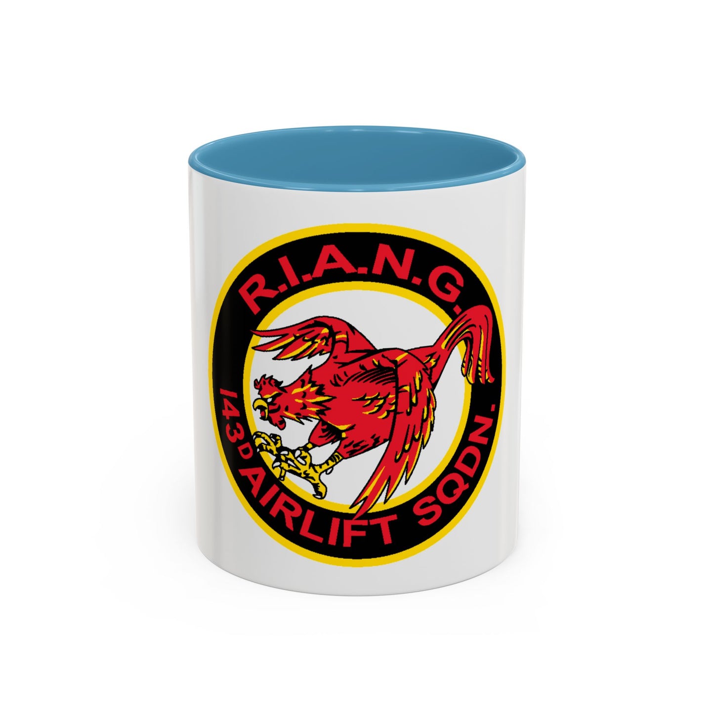 R.I.A.N.G. 143rd Airlift Sq (U.S. Air Force) Accent Coffee Mug