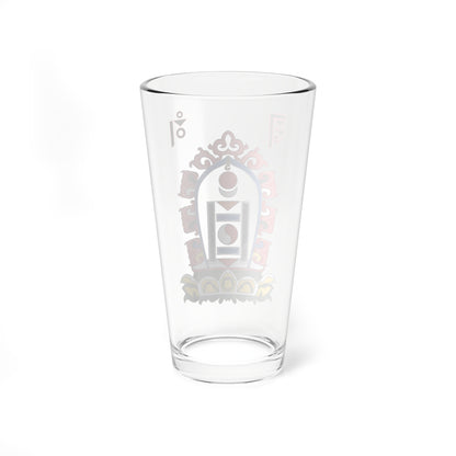 Emblem of Mongolia 191124 (Mongolia) (Coat of Arms) Pint Glass 16oz