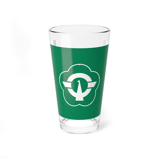 Flag of Hiranai Aomori (Japan) Pint Glass 16oz