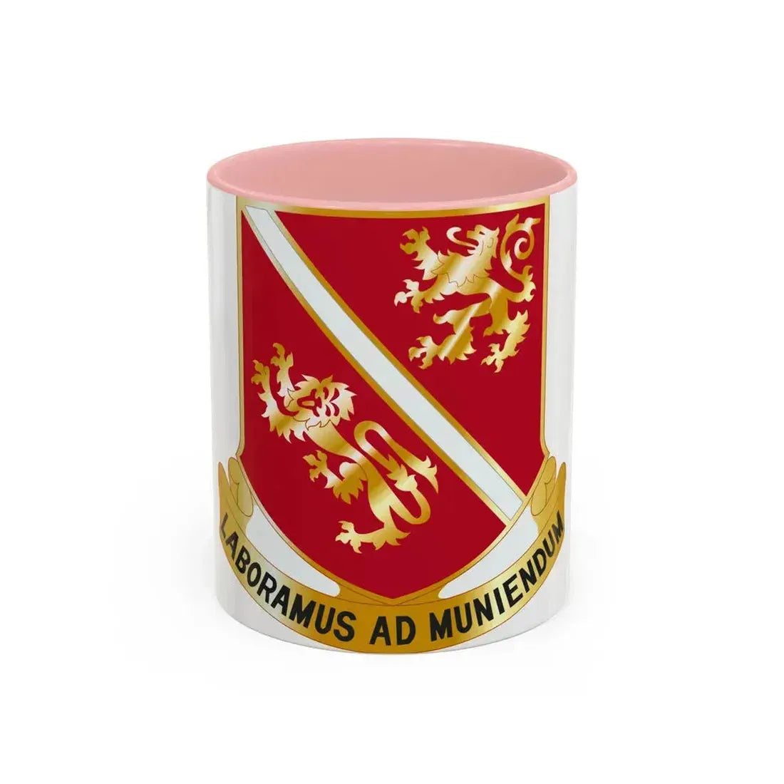 291 Engineer Battalion (U.S. Army) Accent Coffee Mug 11oz Pink - Go Mug Yourself