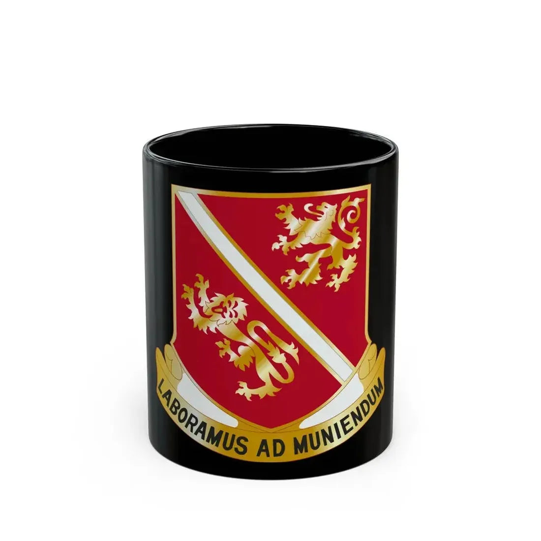 291 Engineer Battalion (U.S. Army) Black Coffee Mug 11oz - Go Mug Yourself