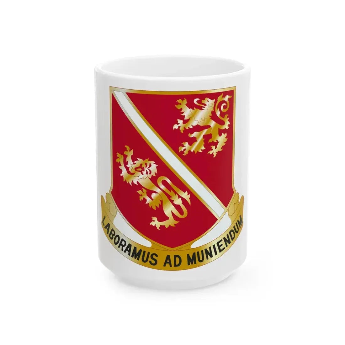 291 Engineer Battalion (U.S. Army) White Coffee Mug 15oz - Go Mug Yourself
