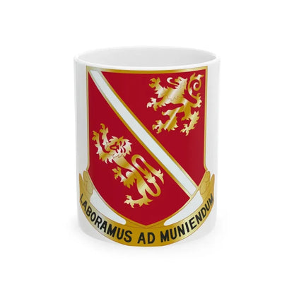291 Engineer Battalion (U.S. Army) White Coffee Mug - Go Mug Yourself