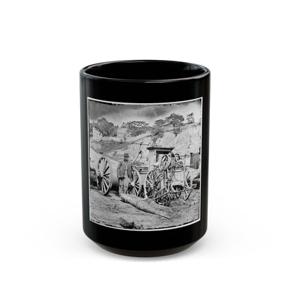 Richmond, Va. Fire Engine No. 3 (U.S. Civil War) Black Coffee Mug