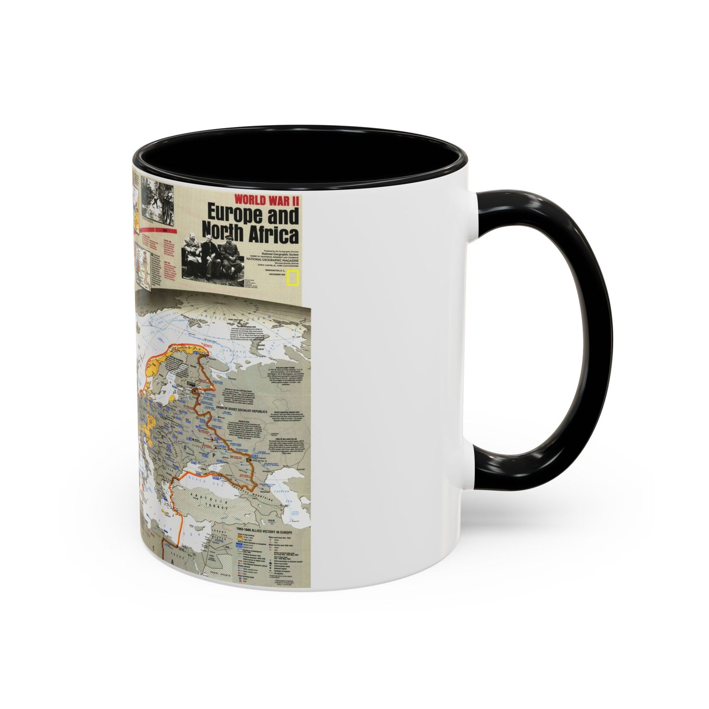 Tasse à café Accent Seconde Guerre mondiale - Europe et Afrique du Nord (1991) (Carte)