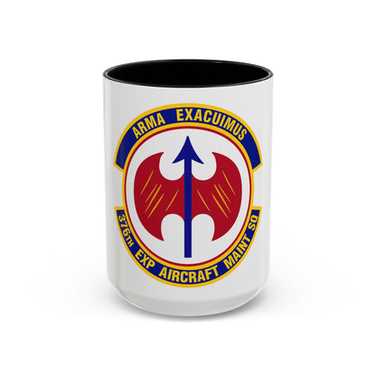 376th Expeditionary Aircraft Maintenance Squadron (U.S. Air Force) Accent Coffee Mug