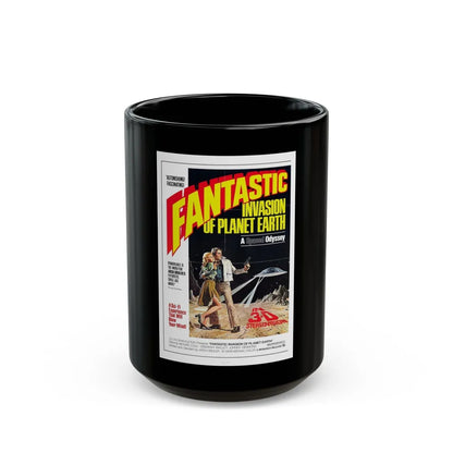 FANTASTIC INVASION OF PLANET EARTH (BUBBLE) 1966 Movie Poster - Black Coffee Mug-15oz-Go Mug Yourself