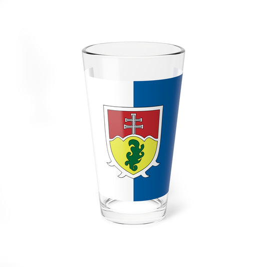 Flag of Puspokszilagy (Hungary) Pint Glass 16oz