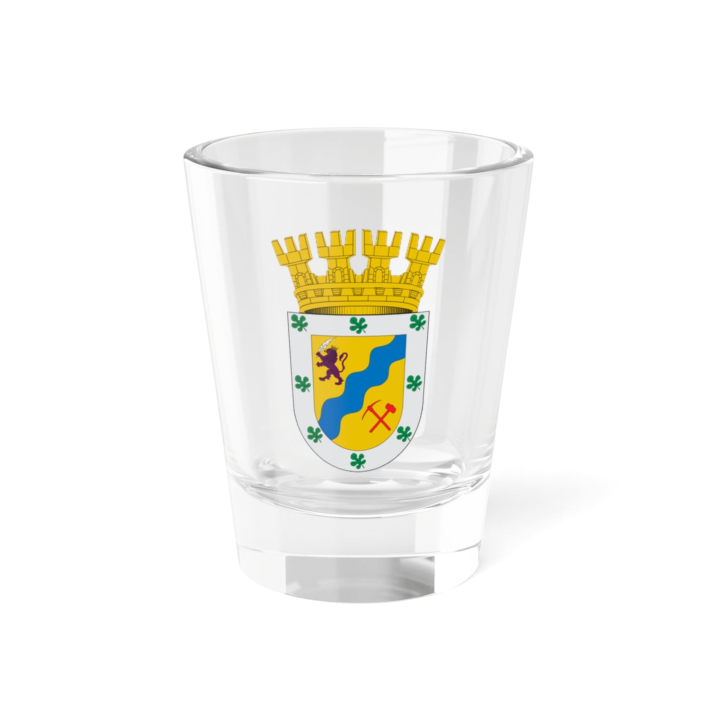 Escudo de Ovalle (Chile) (Coat of Arms) Shot Glass 1.5oz