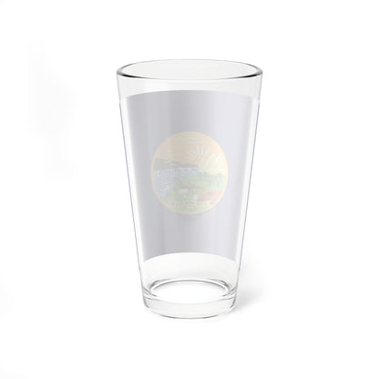 Flag of Montana 1905-1981 (United States) Pint Glass 16oz