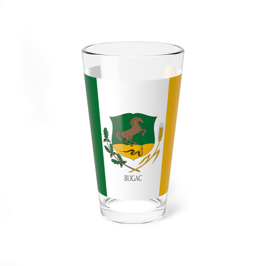 Flag of Bugac (Hungary) Pint Glass 16oz