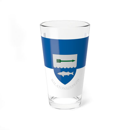 Flag of Balatonszepezd (Hungary) Pint Glass 16oz
