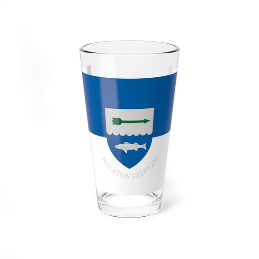 Flag of Balatonszepezd (Hungary) Pint Glass 16oz