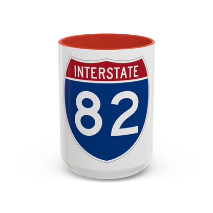 Interstate 82 (U.S. Highways) Accent Coffee Mug