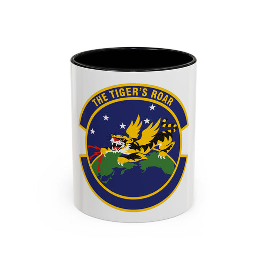 614 Air and Space Communications Squadron AFSPC (U.S. Air Force) Accent Coffee Mug