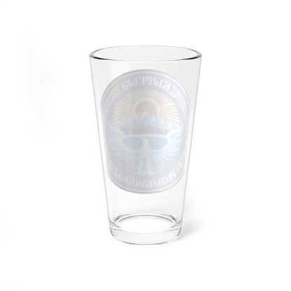 Emblem of Kyrgyzstan 1994-2016 (Kyrgyzstan) (Coat of Arms) Pint Glass 16oz