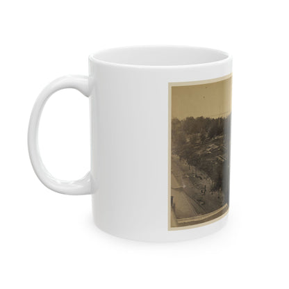 Arsenal Yard, Washington, D.C., From Roof Of Model Arsenal (U.S. Civil War) White Coffee Mug