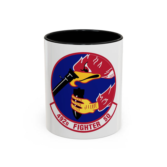 492d Fighter Squadron (U.S. Air Force) Accent Coffee Mug