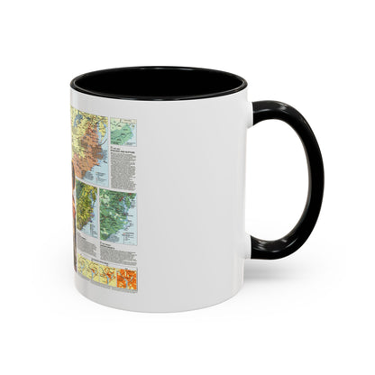 USA - Tidewater and Environs 2 (1988) (Map) Accent Coffee Mug
