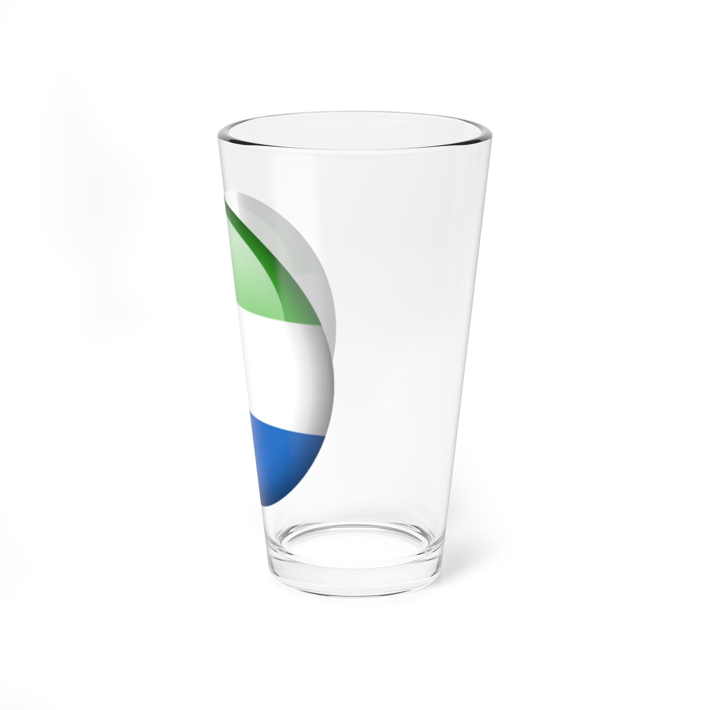Flag orb Sierra Leone (Sierra Leone) Pint Glass 16oz
