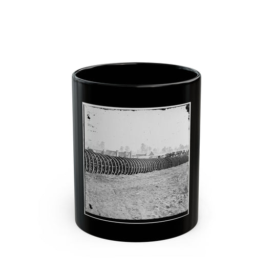 City Point, Virginia (Vicinity). Park Of Army Wagon Wheels (U.S. Civil War) Black Coffee Mug
