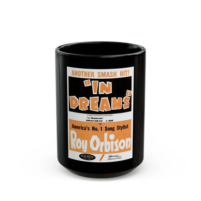 Roy Orbison 1963 (Music Poster) Black Coffee Mug-15oz-Go Mug Yourself