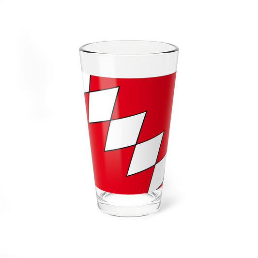 CHE Biel-Benken Flag (Switzerland) Pint Glass 16oz