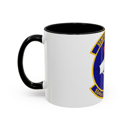 554 RED HORSE Squadron PACAF (U.S. Air Force) Accent Coffee Mug