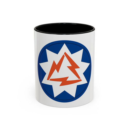 93rd Signal Brigade 2 (U.S. Army) Accent Coffee Mug