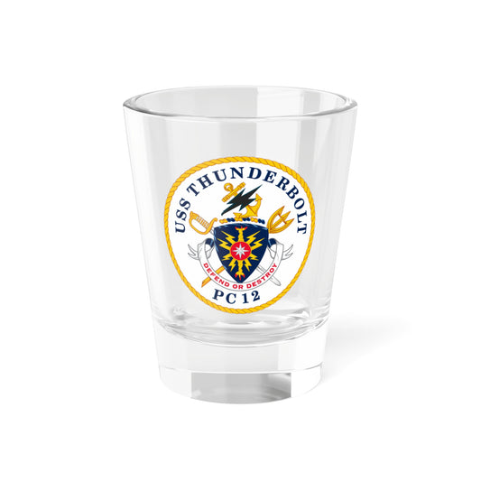 USS Thunderbolt PC 12 (U.S. Navy) Shot Glass 1.5oz