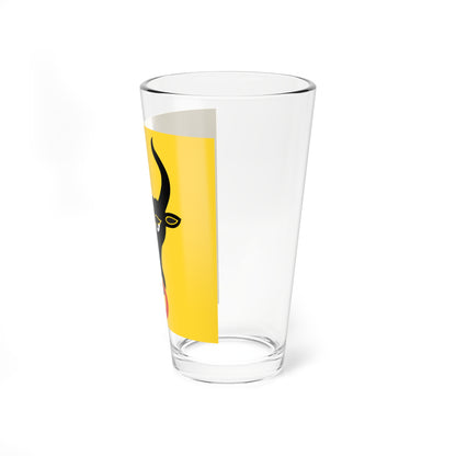Flag of Canton of Uri alt (Switzerland) Pint Glass 16oz